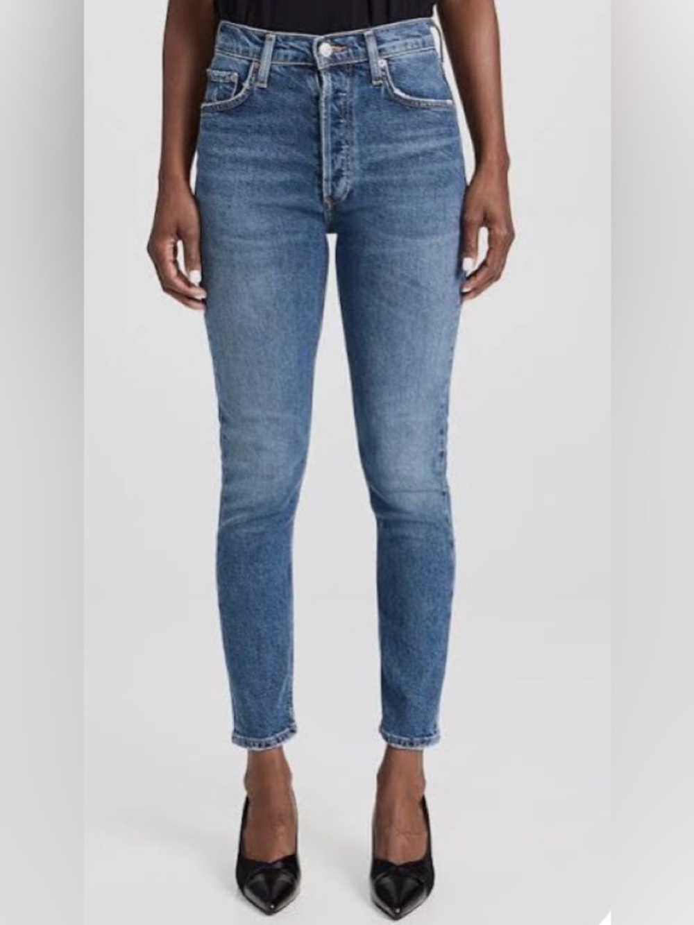 Agolde Nico High Rise Slim Fit Jeans Size 24